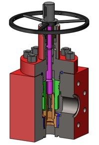 Flange Type Screw Type Oilfield Chokes Valve API 6A Suitable For Oil Trees