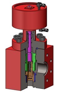 Flange Type Screw Type Oilfield Chokes Valve API 6A Suitable For Oil Trees